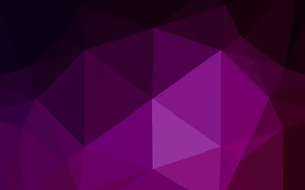 Dark Purple Vector Shining Hexagonal Pattern —  Vetores de Stock