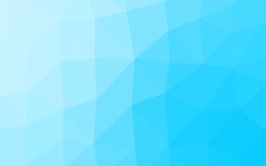 Açık BLUE vektör üçgeni mozaik şablonu.