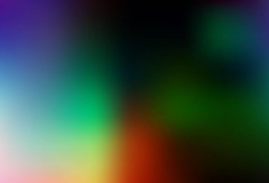 Dark Multicolor, Rainbow vector blurred shine abstract pattern. An elegant bright illustration with gradient. Smart texture for your design.