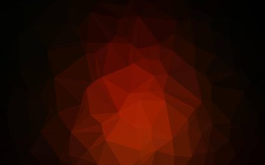 Koyu kırmızı vektör çokgen arkaplan.