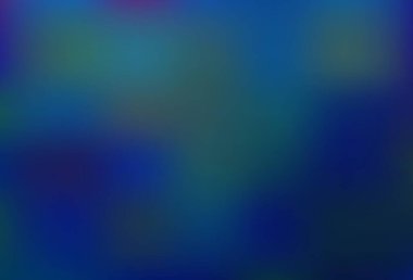 Dark BLUE vector bokeh template. An elegant bright illustration with gradient. Design for your web site.