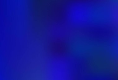 Dark BLUE vector blurred bright background. A vague abstract illustration with gradient. Brand new style for your business design.