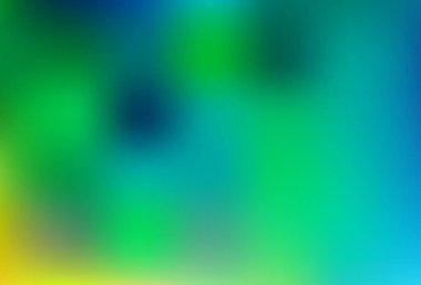 Light Blue, Yellow vector blurred shine abstract pattern. Glitter abstract illustration with an elegant design. Simple design for your business.