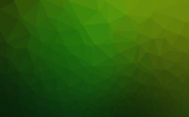 Açık Yeşil vektör çokgen arkaplan.