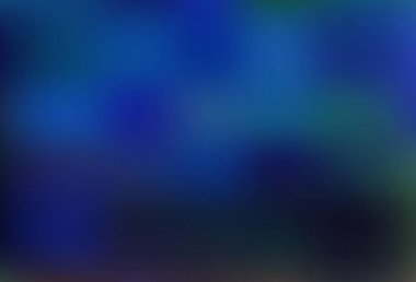 Dark BLUE vector blurred bright pattern. Modern abstract illustration with gradient. Sample for your creative designs.