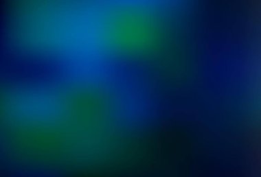 Dark BLUE vector modern elegant template. Creative illustration in halftone style with gradient. Brand new style for your business design.