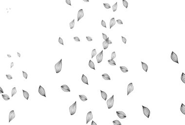 Light Silver, Gray vektör çizim düzeni. Yapraklı karalama tarzında yeni renkli çizimler. Tasarımınız için yeni bir doku.