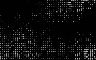 Koyu Gümüş, noktalı gri vektör arkaplanı.