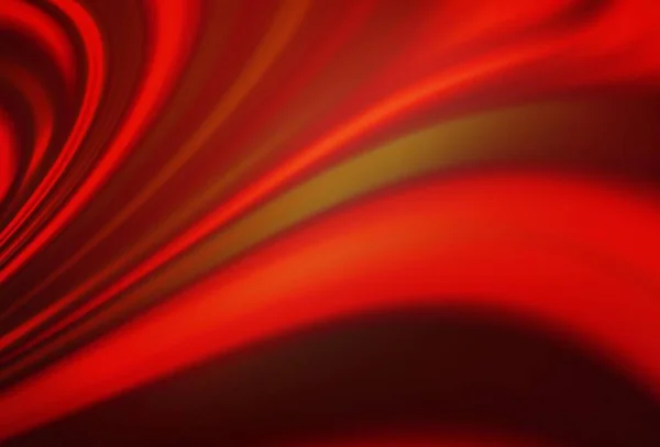 Fond Vectoriel Rouge Clair Avec Des Cercles Courbes Illustration Colorée — Image vectorielle