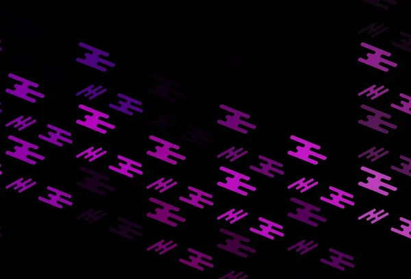 Fond Vectoriel Violet Foncé Avec Des Lignes Droites Illustration Abstraite — Image vectorielle