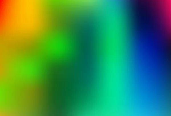 Licht Multicolor Rainbow Vector Wazig Gekleurd Template Een Vage Abstracte — Stockvector