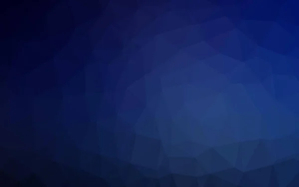 Texture Polygonale Abstraite Vectorielle Bleu Foncé — Image vectorielle