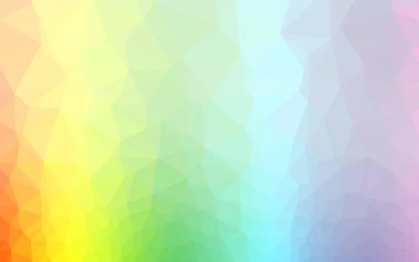 Luz Multicolor Capa Mosaico Triângulo Vetorial Arco Íris —  Vetores de Stock