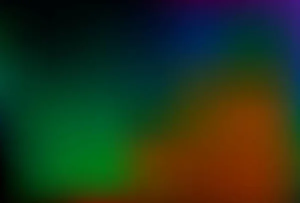 Dunkle Multicolor Regenbogen Vektor Verschwommen Hellen Hintergrund Moderne Abstrakte Illustration — Stockvektor
