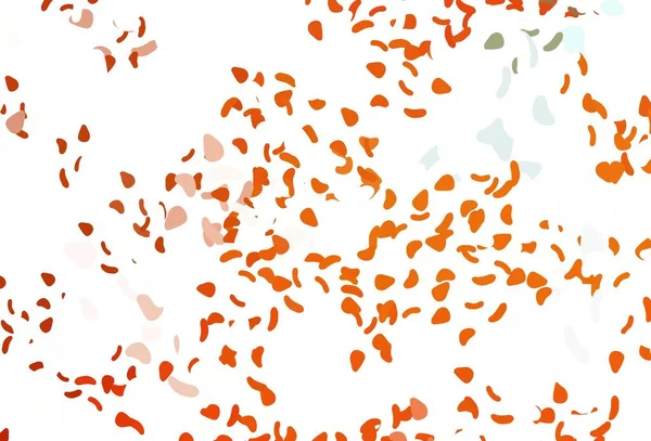 Ανοιχτό Πορτοκαλί Διανυσματικό Μοτίβο Χαοτικά Σχήματα Πολύχρωμες Χαοτικές Μορφές Κλίση — Διανυσματικό Αρχείο