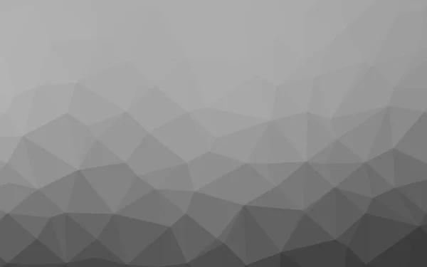 Light Silver Gray Vector Polygon Abstract Backdrop — Stock Vector