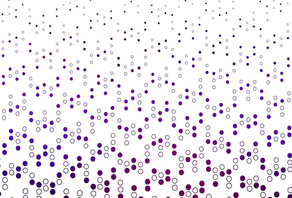 stock vector Light Purple, Pink vector backdrop with dots. Glitter abstract illustration with blurred drops of rain. Pattern for ads, leaflets.