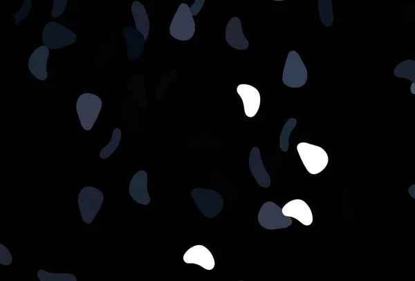 Светло Чёрный Векторный Рисунок Хаотичными Формами Современная Абстрактная Иллюстрация Красочными — стоковый вектор