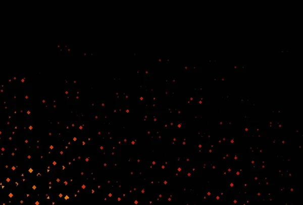 Темно Желтый Оранжевый Векторный Узор Многоугольном Стиле Кругами Декоративный Дизайн — стоковый вектор