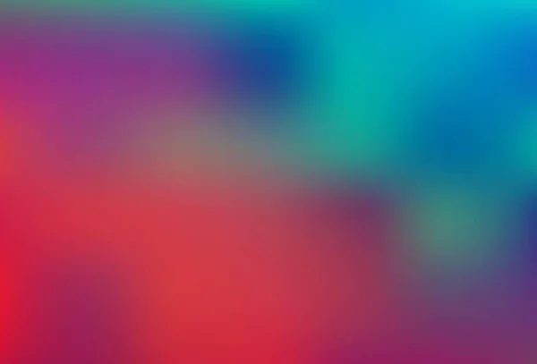 Світло Блакитний Червоний Вектор Розмитий Кольоровий Фон Нечітка Абстрактна Ілюстрація — стоковий вектор