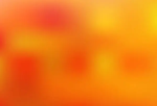 薄い黄色 オレンジベクトル光沢のあるボケパターン エレガントなデザインで抽象的なイラストをキラキラ あなたのビジネスのためのシンプルなデザイン — ストックベクタ