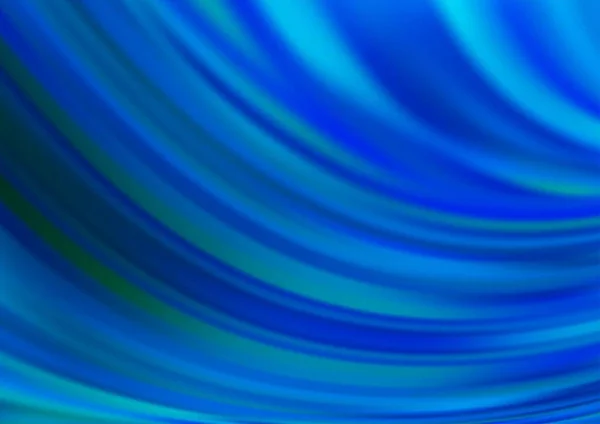Patrón Vector Azul Claro Con Formas Burbuja — Vector de stock
