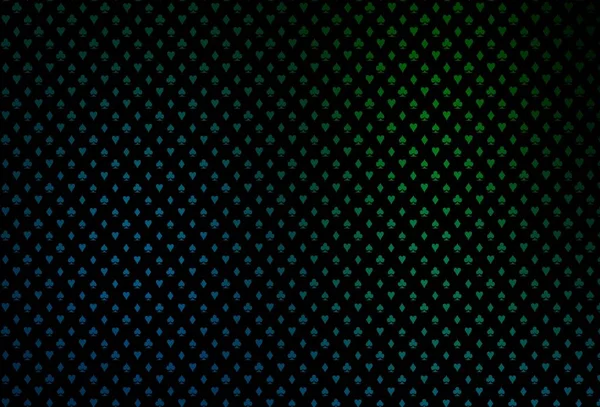 Agencement Vectoriel Bleu Foncé Vert Avec Des Éléments Cartes Croquis — Image vectorielle