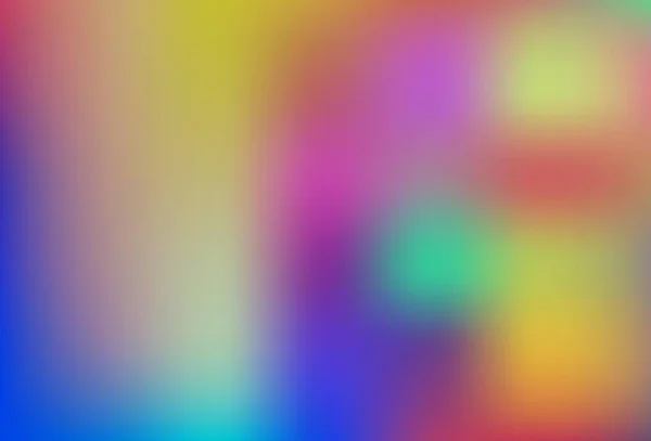 Modèle Bokeh Vecteur Bleu Clair Jaune Illustration Abstraite Colorée Avec — Image vectorielle