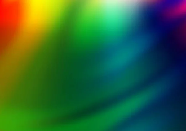Ljus Flerfärgad Rainbow Vektor Abstrakt Suddigt Mönster — Stock vektor