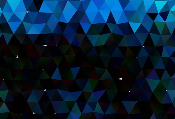 Světlo Blue Vektor Nízko Poly Layout Barevná Abstraktní Ilustrace Přechodem — Stockový vektor