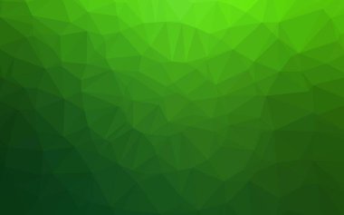 Açık Yeşil vektör düşük poli düzeni.