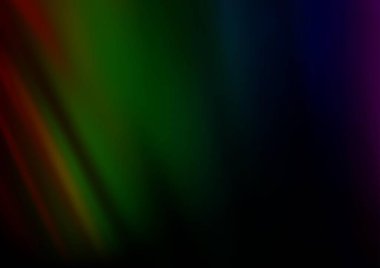 Koyu Çokrenkli, lav şekilli Gökkuşağı vektör şablonu.