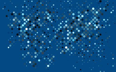 Küreli hafif Mavili vektör deseni.