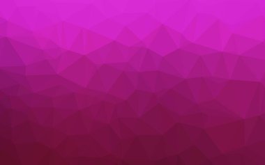 Koyu pembe vektör çokgen arkaplan.