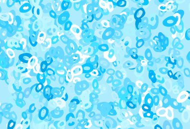 Dairesel açık siyah vektör şablonu. Parlak renkli soyut çemberlerin olduğu bir resim. Marka kitabınız için şablon.