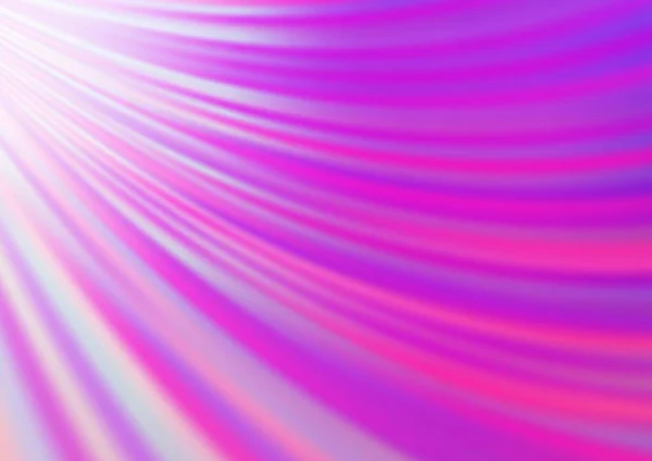 Light Pink Blue Vector Backdrop Bent Lines — Stock Vector