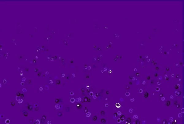 Světle Fialový Vektorový Kryt Tečkami Rozmazané Bubliny Abstraktním Pozadí Barevným — Stockový vektor