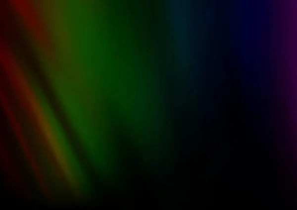 Modèle Vectoriel Arc Ciel Multicolore Foncé Avec Des Formes Lave — Image vectorielle