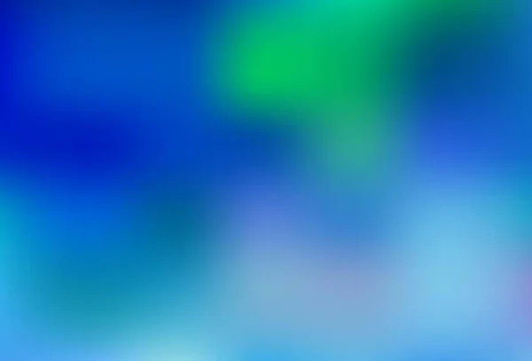 Ljusblå Grön Vektor Suddigt Mönster Vag Abstrakt Illustration Med Lutning — Stock vektor