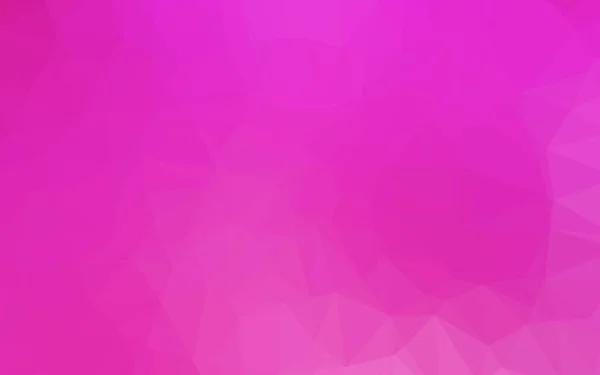 光ピンクベクトル輝く三角形パターン — ストックベクタ