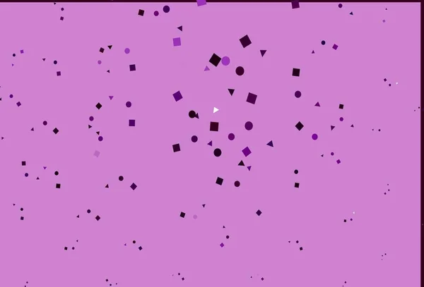 Ελαφρύ Μωβ Διανυσματική Διάταξη Κύκλους Γραμμές Ορθογώνια Glitter Αφηρημένη Απεικόνιση — Διανυσματικό Αρχείο