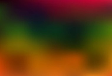 Koyu renk, Gökkuşağı vektörü parlak arkaplanı bulanıklaştırdı. Yaratıcı illüstrasyon, yarım tonlu ve eğimli. Marka kitabı için şık bir kapak..