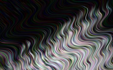 Dark Silver, eğri çizgileri olan gri vektör arkaplanı. Bulanık geometrik örnek ve eğimli kabarcıklar. Reklamınız, broşürleriniz, broşürleriniz için yeni bir doku..