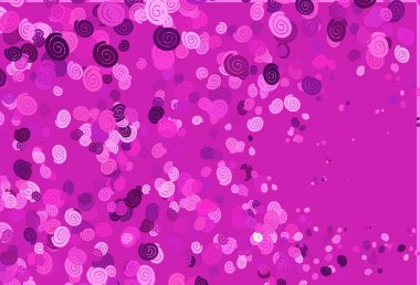 Açık pembe, eğri kurdeleli mavi vektör şablonu. Yarım ton mermer tarzında, gradyanı olan yaratıcı illüstrasyon. Marka kitabı için zarif desen.