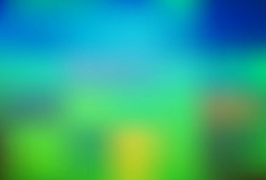 Açık mavi, yeşil vektör modern zarif arka plan. Gradyanı olan belirsiz bir soyut çizim. Tasarımınız için yepyeni bir şablon.