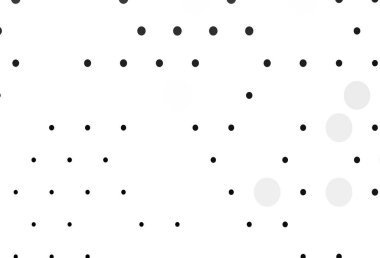 Dairesel açık siyah vektör şablonu. Soyut arka planda bulanık kabarcıklar ve renkli gradyan. Posterler, afişler için tasarım.