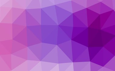 Hafif Mor vektör soyut mozaik desen. Parlak çizimler, üçgenlerden oluşur. Marka kitabı için şık bir desen.