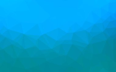 Açık mavi üçgen mozaik kaplama. Gıcır gıcır rengarenk bir illüstrasyon. İşiniz için yepyeni bir tasarım..