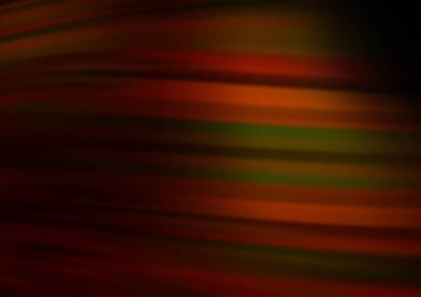 Bükülmüş kurdeleli koyu turuncu vektör arka planı. Bulanık çizgiler ve dairelerden oluşan parlak çizimler. İşiniz için en iyi bulanık tasarım..