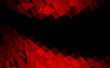 Açık kırmızı vektör bulanık üçgen şablonu. Parlak renkli bir illüstrasyonla yepyeni bir tarz. Cep telefonu geçmişi için şablon.